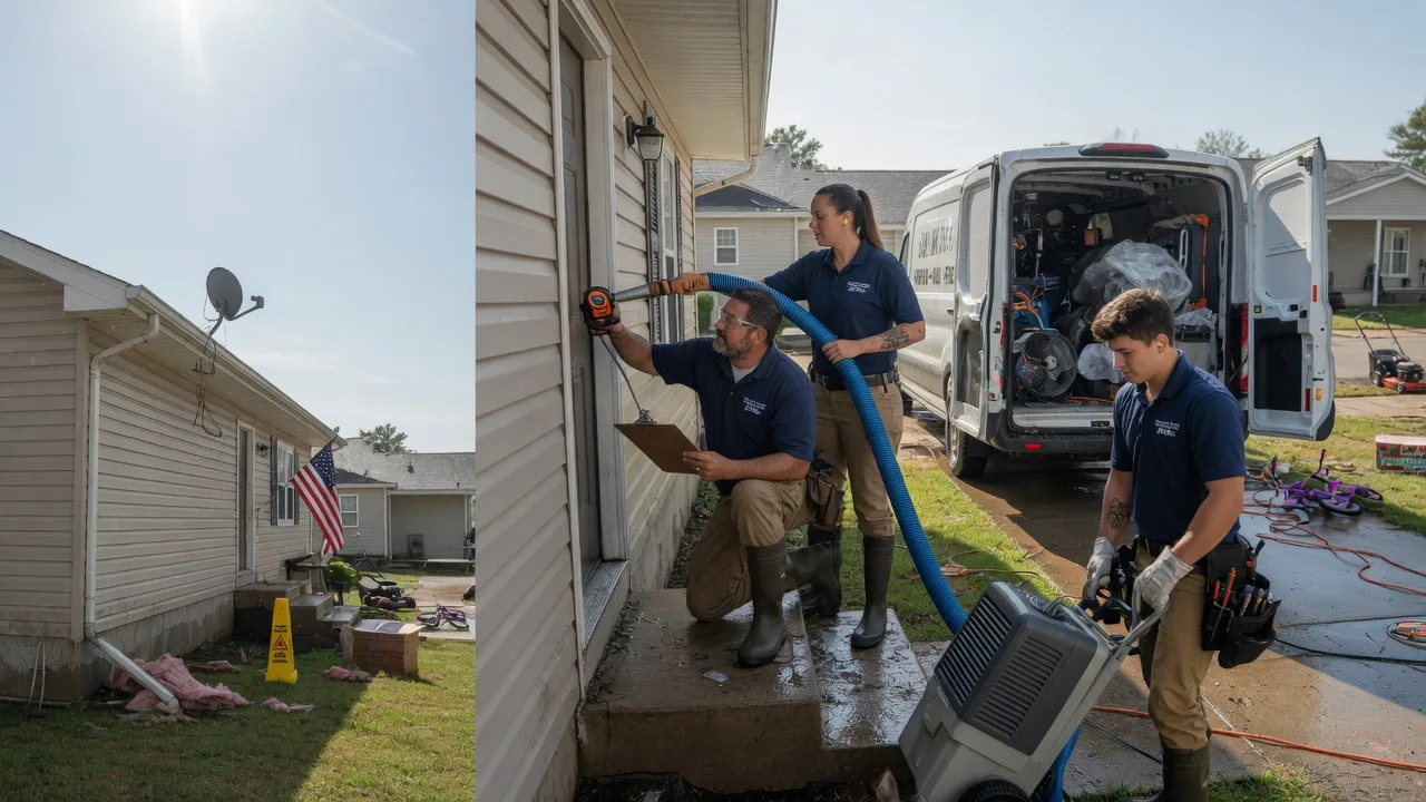 Ceiling Water Damage Restoration in White Hall, AR near me
